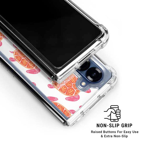 Sea Turtles by Cat Coq Galaxy Z Fold6 Clear Case