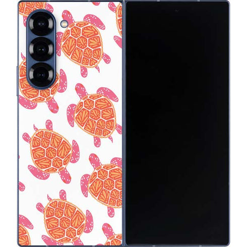 Sea Turtles by Cat Coq Galaxy Z Fold6 Skin
