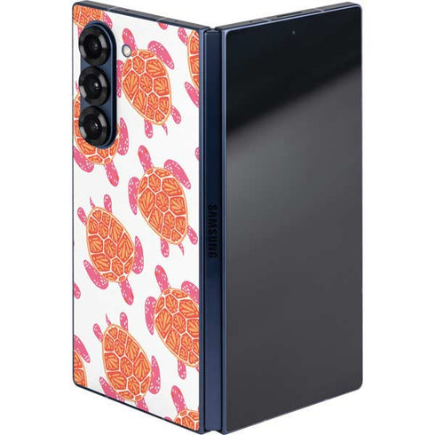 Sea Turtles by Cat Coq Galaxy Z Fold6 Skin