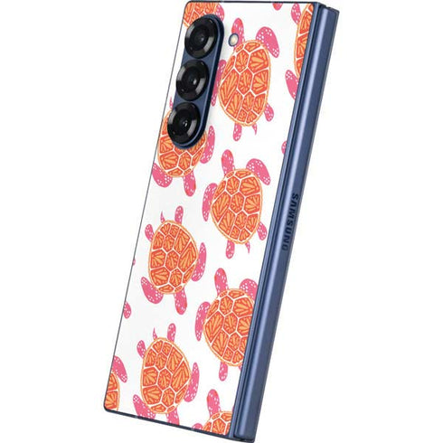 Sea Turtles by Cat Coq Galaxy Z Fold6 Skin