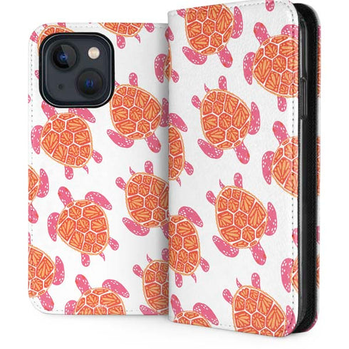 Sea Turtles by Cat Coq iPhone 15 Folio Case