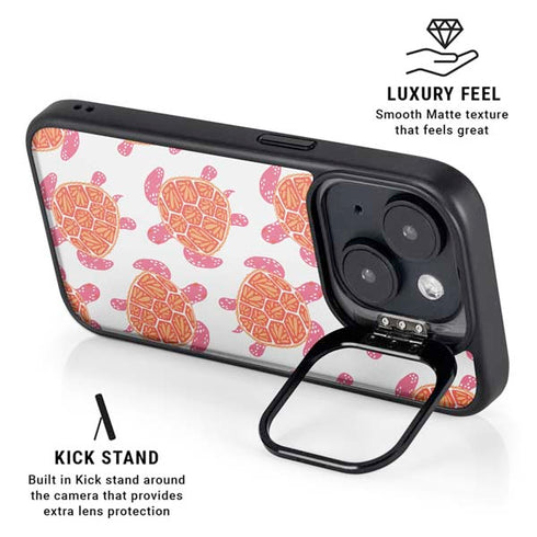Sea Turtles by Cat Coq iPhone 15 Plus Kickstand Case
