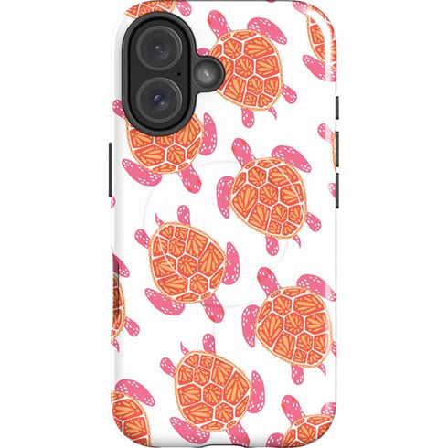Sea Turtles by Cat Coq iPhone 16 Plus Magsafe Impact Case
