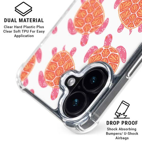 Sea Turtles by Cat Coq iPhone 17 Clear Case