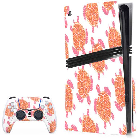 Sea Turtles by Cat Coq PS5 Pro Disk Bundle Skin