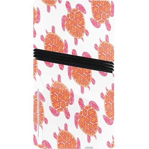 Sea Turtles by Cat Coq PS5 Pro Disk Console Skin