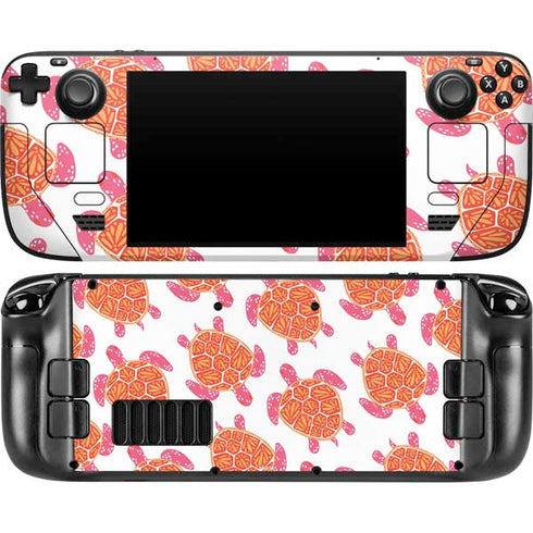 Sea Turtles by Cat Coq Steam Deck Handheld Gaming Computer OLED Skin