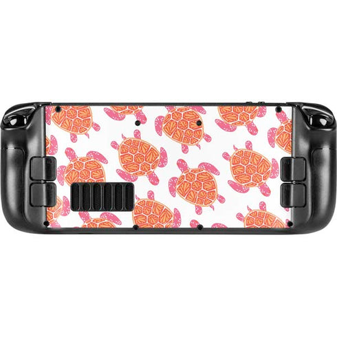 Cat Coq Sea Turtles Steam Deck Handheld Gaming Computer Skin
