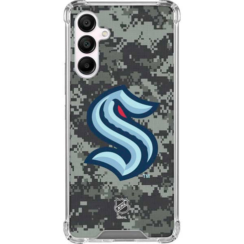 NHL Seattle Kraken Camo Galaxy A16 5G Clear Case