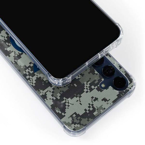 NHL Seattle Kraken Camo Galaxy A55 5G Clear Case