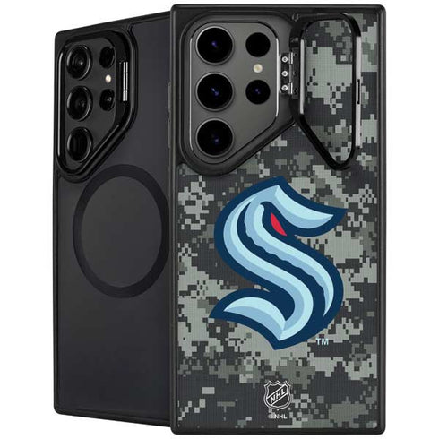 NHL Seattle Kraken Camo Galaxy Cases