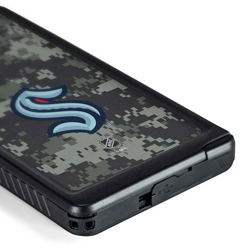NHL Seattle Kraken Camo Galaxy S24 Ultra Waterproof Case