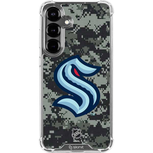 NHL Seattle Kraken Camo Galaxy S26 Clear Case