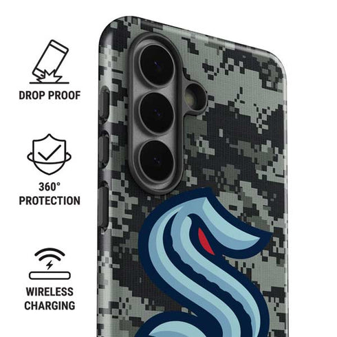 NHL Seattle Kraken Camo Galaxy S26 Plus Impact Case