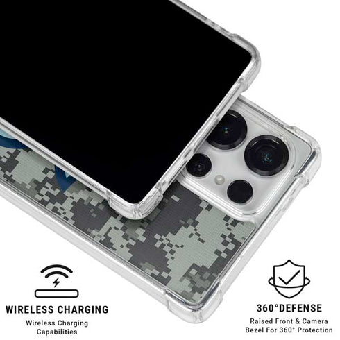 NHL Seattle Kraken Camo Galaxy S26 Ultra Clear Case