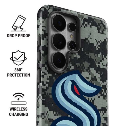 NHL Seattle Kraken Camo Galaxy S26 Ultra Impact Case