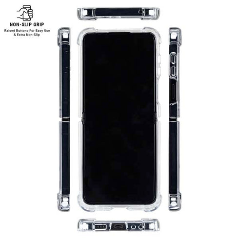 NHL Seattle Kraken Camo Galaxy Z Flip6 Clear Case