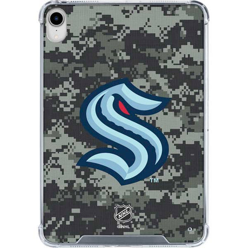 NHL Seattle Kraken Camo iPad 11th Gen (2025) Clear Case