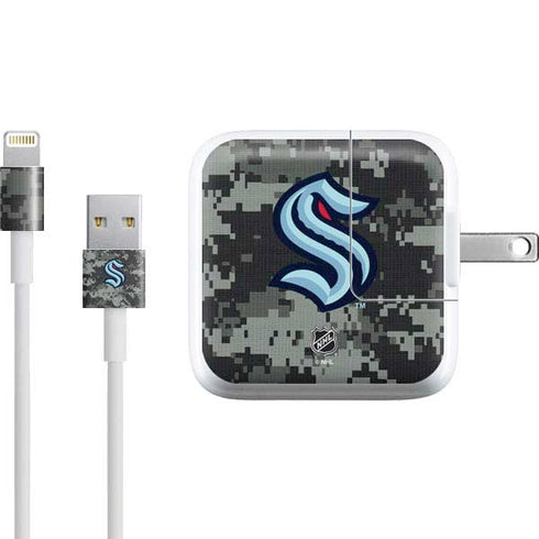 NHL Seattle Kraken Camo iPad Charger (10W USB) Skin