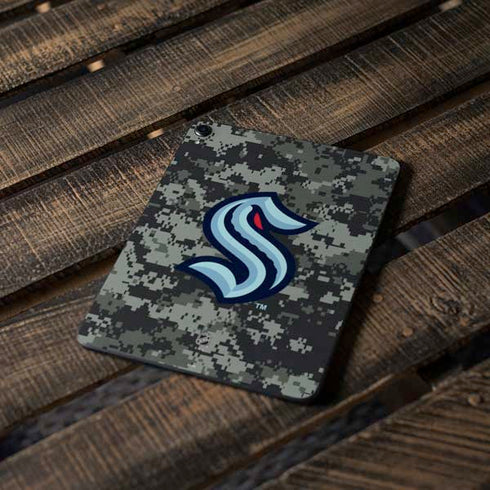 NHL Seattle Kraken Camo Apple iPad Pro Skin