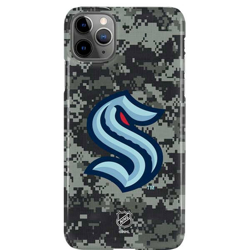 NHL Seattle Kraken Camo iPhone Cases