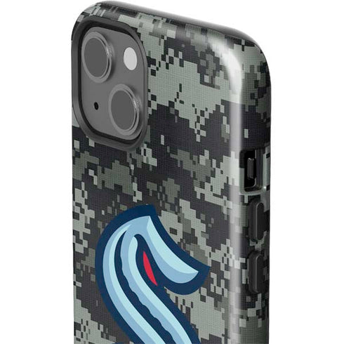 NHL Seattle Kraken Camo iPhone 15 Impact Case