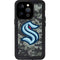 NHL Seattle Kraken Camo iPhone 15 Pro Waterproof Case