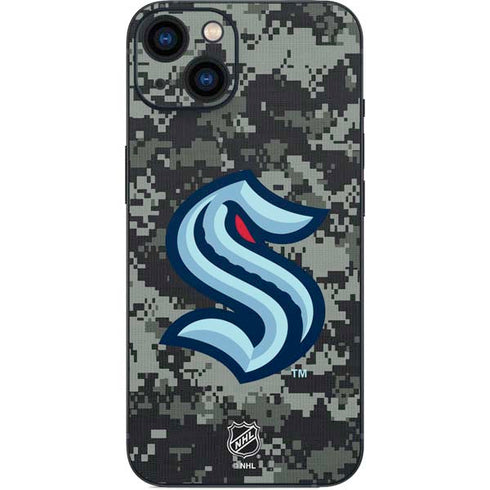 NHL Seattle Kraken Camo iPhone 15 Skin