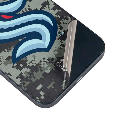 NHL Seattle Kraken Camo iPhone 15 Skin