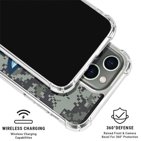 NHL Seattle Kraken Camo iPhone 16 Pro Clear Case