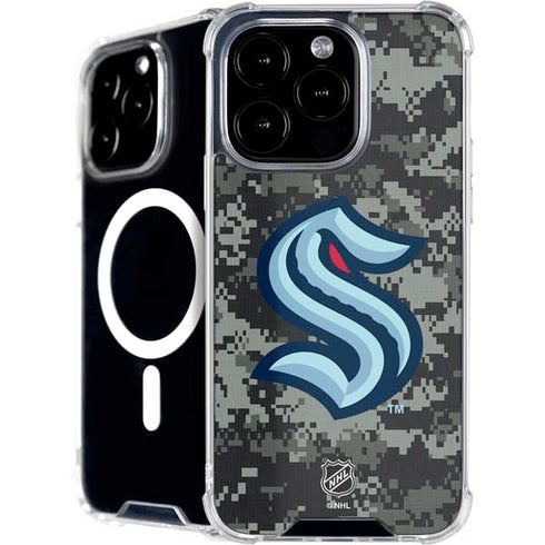 NHL Seattle Kraken Camo iPhone 16 Pro Max MagSafe Case