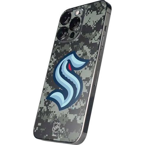 NHL Seattle Kraken Camo iPhone 16 Pro Skin