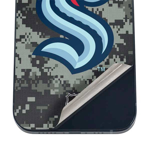 NHL Seattle Kraken Camo iPhone 16 Skin