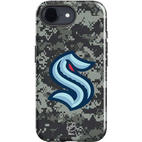 NHL Seattle Kraken Camo iPhone 16e Impact Case