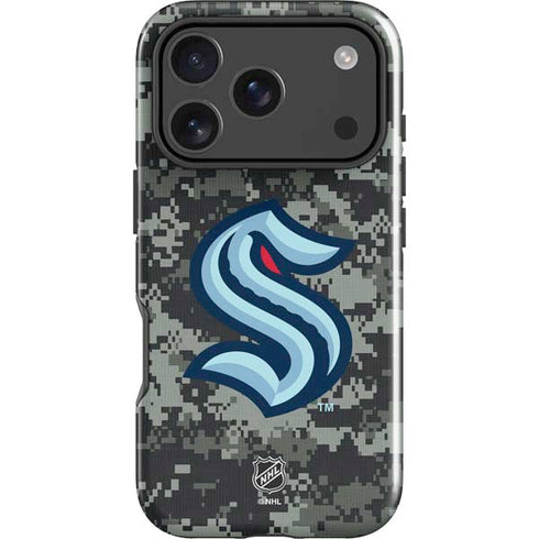 NHL Seattle Kraken Camo iPhone 18 Pro Impact Case