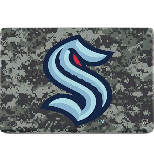 NHL Seattle Kraken Camo MacBook Skins