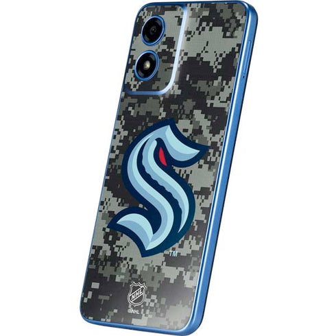 NHL Seattle Kraken Camo Moto G Play 4G (2024) Skin