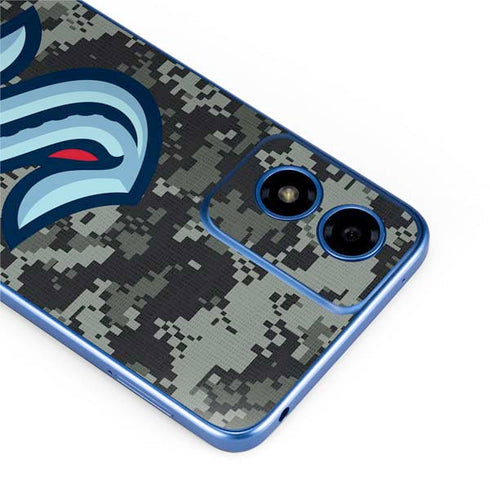 NHL Seattle Kraken Camo Moto G Play 4G (2024) Skin