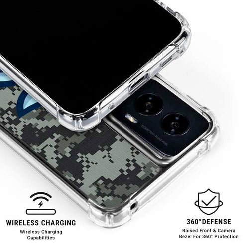NHL Seattle Kraken Camo Moto G Power 5G (2024) Clear Case