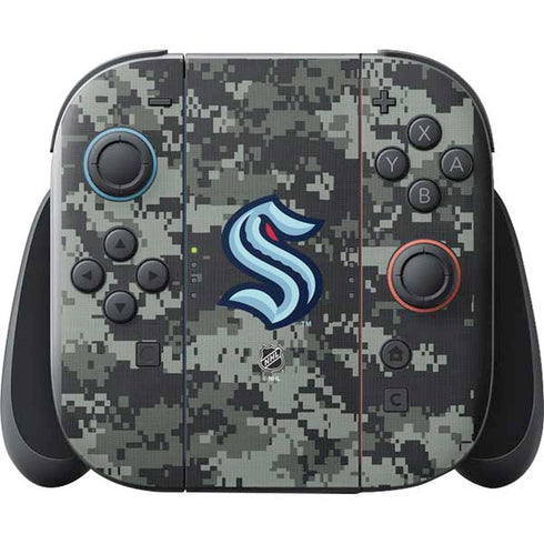 NHL Seattle Kraken Camo Nintendo Switch 2 (2025) with Joy-Con Skin