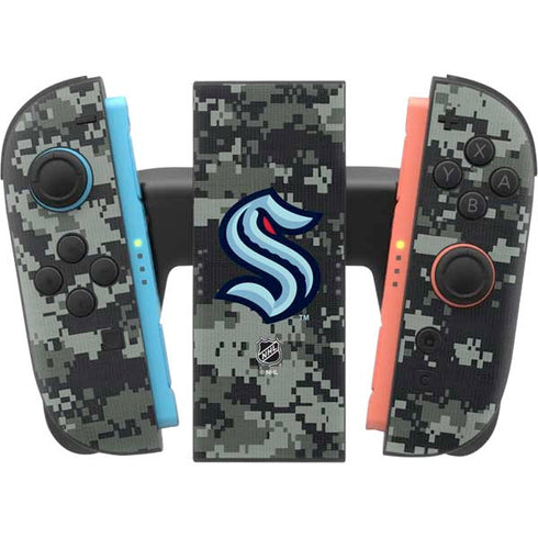 NHL Seattle Kraken Camo Nintendo Switch 2 (2025) Joy-Con Controller Skin
