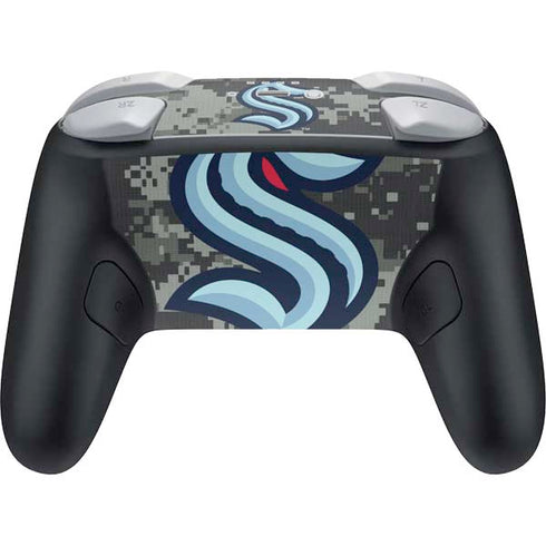 NHL Seattle Kraken Camo Nintendo Switch 2 (2025) Pro Controller Skin