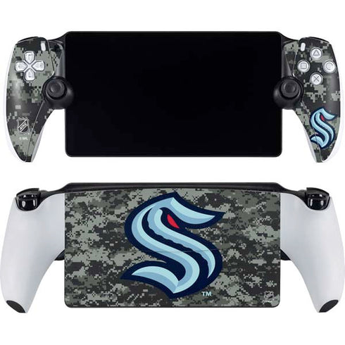 NHL Seattle Kraken Camo PlayStation Portal Remote Player Skin