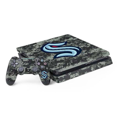 NHL Seattle Kraken Camo PlayStation PS4 Skins