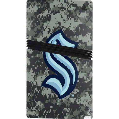 NHL Seattle Kraken Camo PS5 Pro Bundle Skin