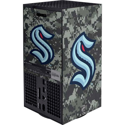 NHL Seattle Kraken Camo XBox Series X Digital Edition Bundle Skin