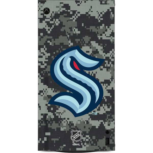 NHL Seattle Kraken Camo XBox Series X Digital Edition Console Skin