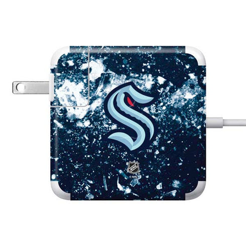 NHL Seattle Kraken Frozen 85W Power Adapter (15 and 17 inch MacBook Pro Charger) Skin