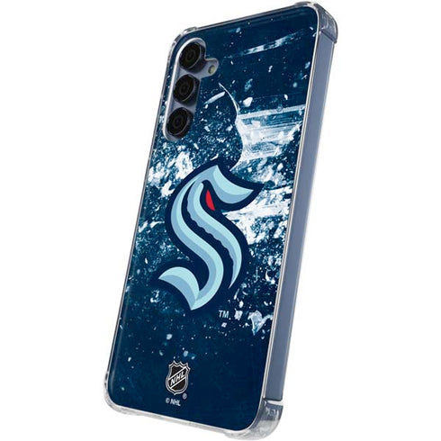 NHL Seattle Kraken Frozen Galaxy A35 5G Clear Case