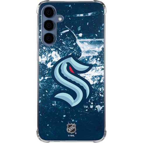 NHL Seattle Kraken Frozen Galaxy A55 5G Clear Case